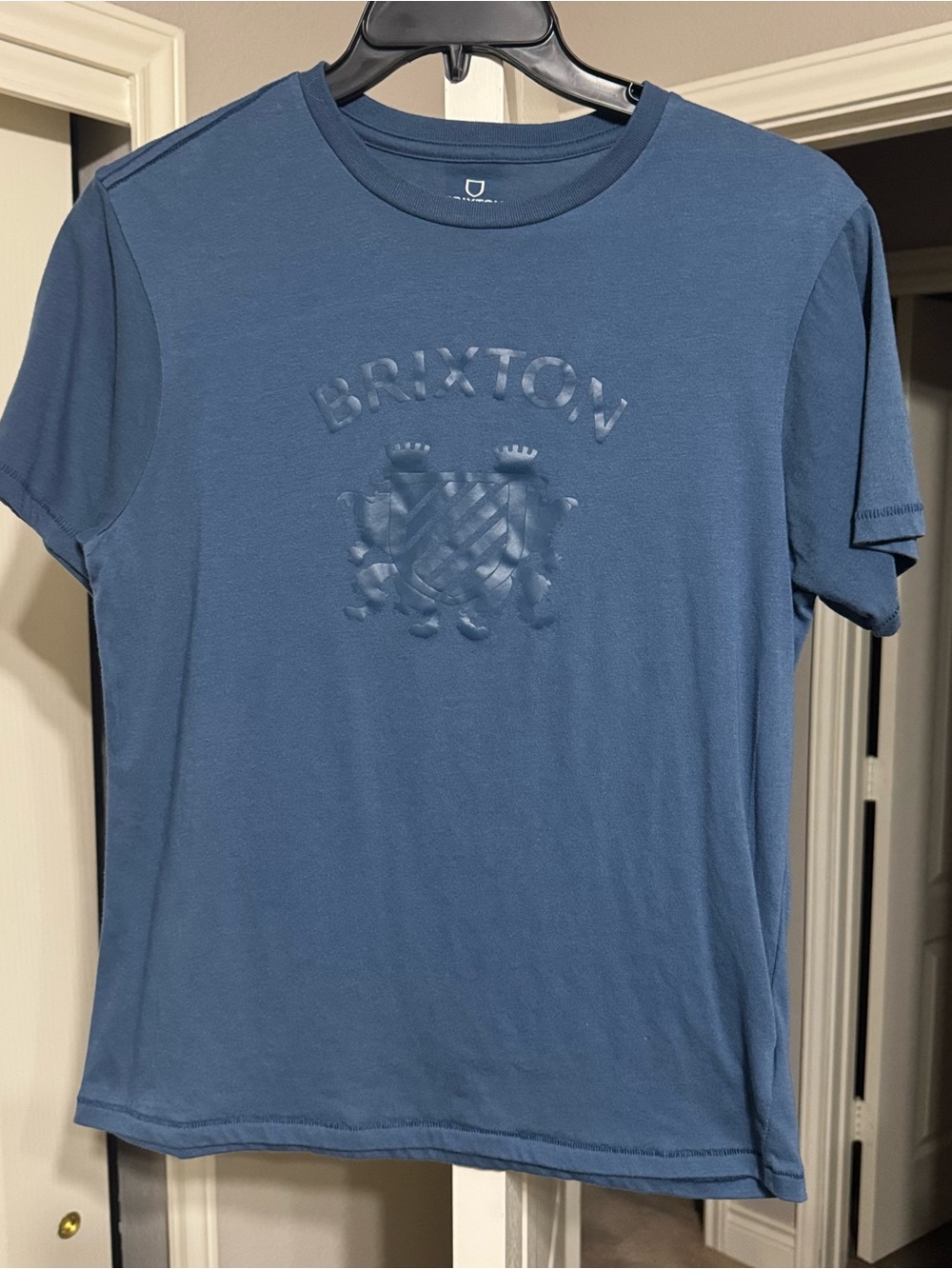 Brixton Short-Sleeve Crew Tee in Slate Blue